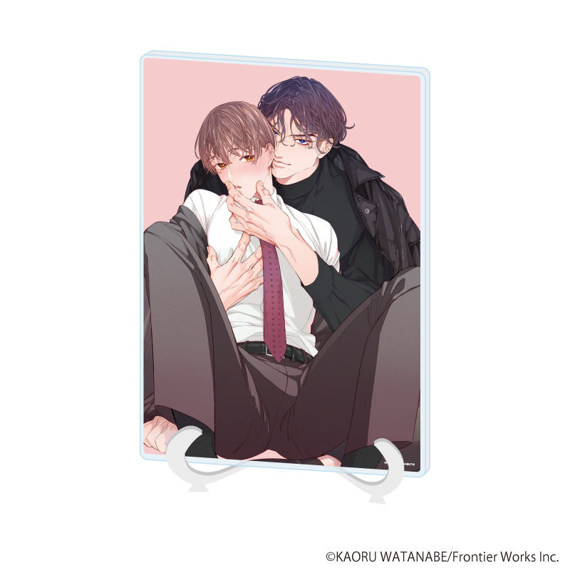 アクリルアートボード(A5サイズ)「渡辺馨先生」01/「社会人カップルのSummer Vacation」BLフェア(公式イラスト) - AniSmile