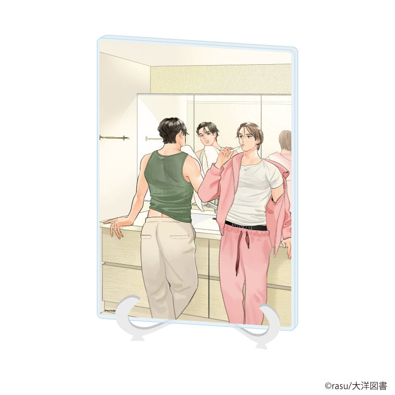 アクリルアートボード(A5サイズ)「rasu先生」01/「社会人カップルのSummer Vacation」BLフェア(公式イラスト) - AniSmile