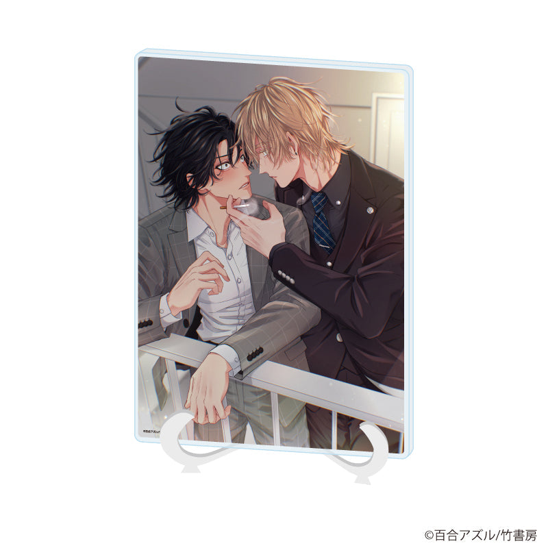 アクリルアートボード(A5サイズ)「百合アズル先生」01/「社会人カップルのSummer Vacation」BLフェア(公式イラスト) - AniSmile