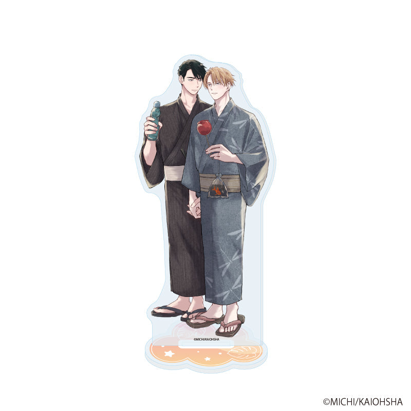 アクリルスタンド「みーち先生」01/「社会人カップルのSummer Vacation」BLフェア(描き下ろしイラスト) - AniSmile