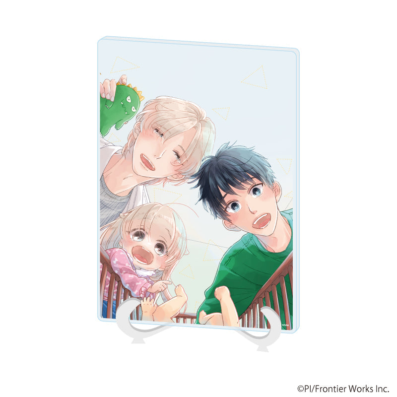 アクリルアートボード(A5サイズ)「ぴい先生」01/「社会人カップルのSummer Vacation」BLフェア(公式イラスト) - AniSmile