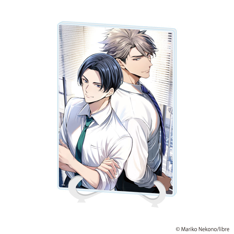 アクリルアートボード(A5サイズ)「猫野まりこ先生」01/「社会人カップルのSummer Vacation」BLフェア(公式イラスト) - 公式商品画像 | AniSmile