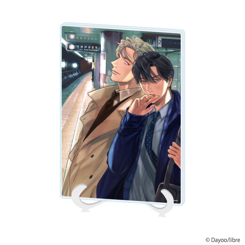 アクリルアートボード(A5サイズ)「ダヨオ先生」01/「社会人カップルのSummer Vacation」BLフェア(公式イラスト) - AniSmile