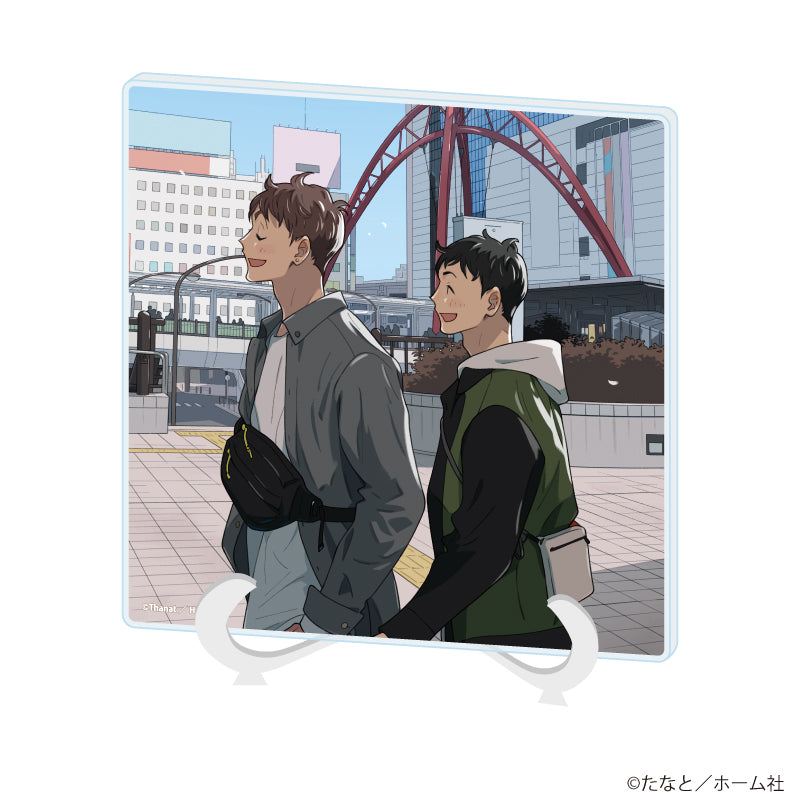 アクリルアートボード「たなと先生」01/「社会人カップルのSummer Vacation」BLフェア(公式イラスト) - AniSmile