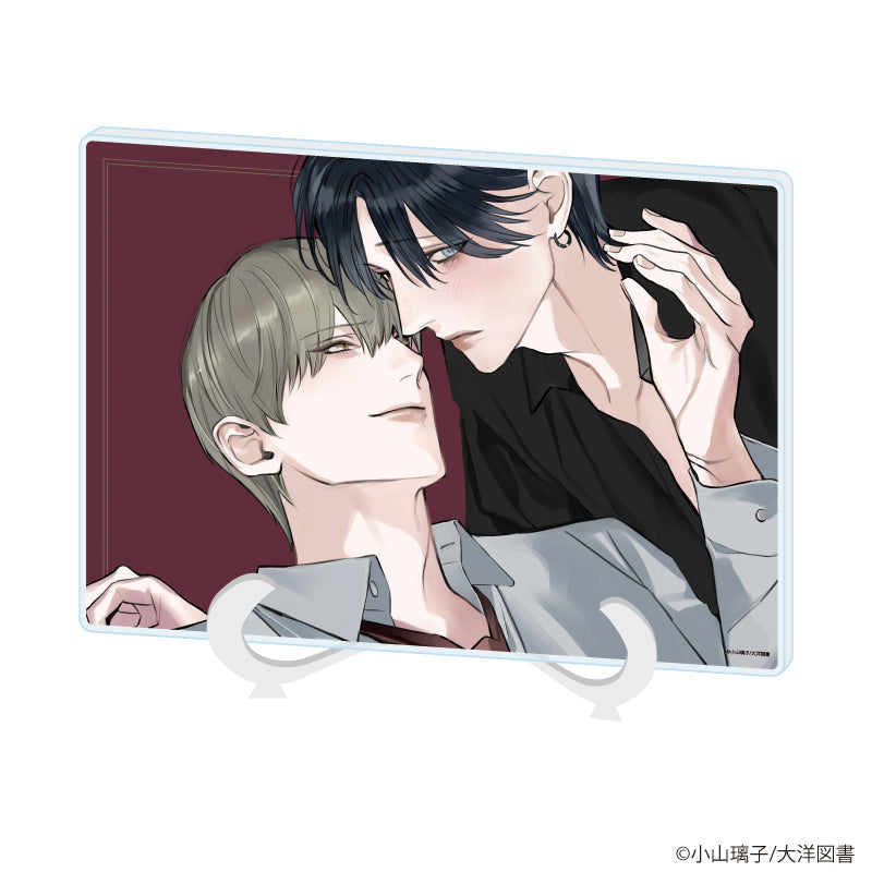 アクリルアートボード(A5サイズ)「小山璃子先生」01/「社会人カップルのSummer Vacation」BLフェア(公式イラスト) - AniSmile