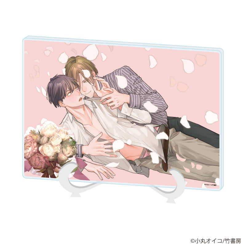 アクリルアートボード(A5サイズ)「小丸オイコ先生」01/「社会人カップルのSummer Vacation」BLフェア(公式イラスト) - AniSmile