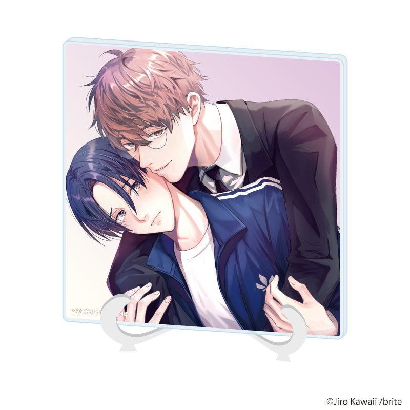 アクリルアートボード「河飯じろう先生」01/「社会人カップルのSummer Vacation」BLフェア(公式イラスト) - AniSmile
