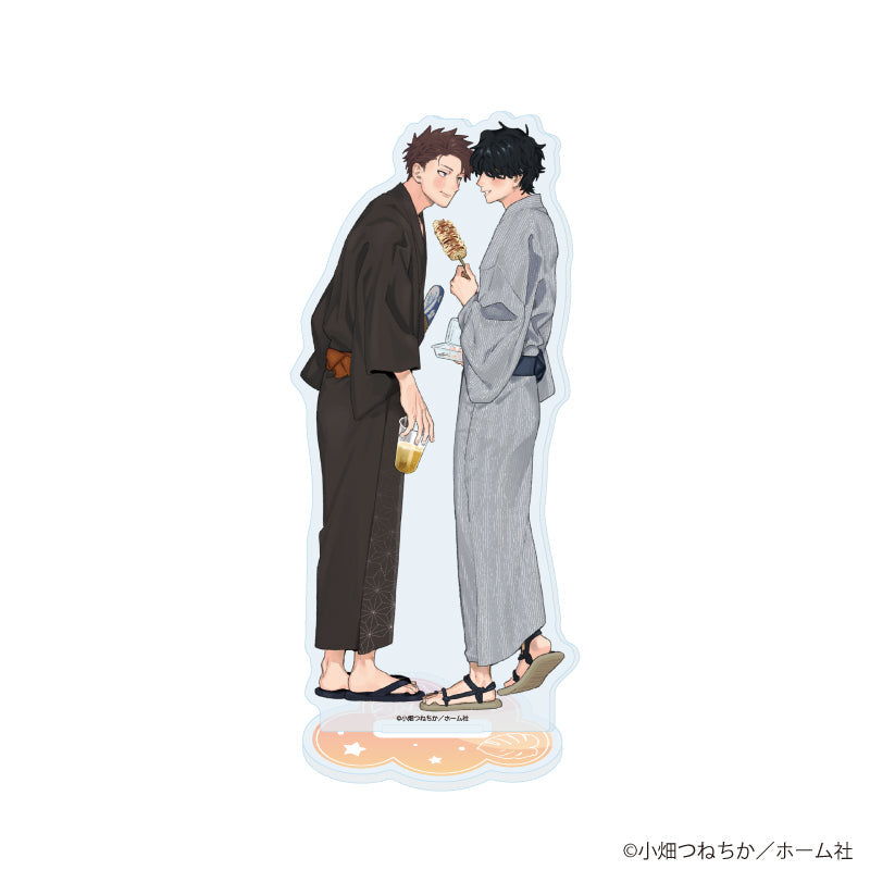 アクリルスタンド「小畑つねちか先生」01/「社会人カップルのSummer Vacation」BLフェア(描き下ろしイラスト) - AniSmile