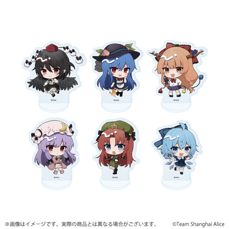 アクリルぷちスタンド「東方Project」04/病みかわいいver. ブラインド(全6種)(ミニキャライラスト) - AniSmile