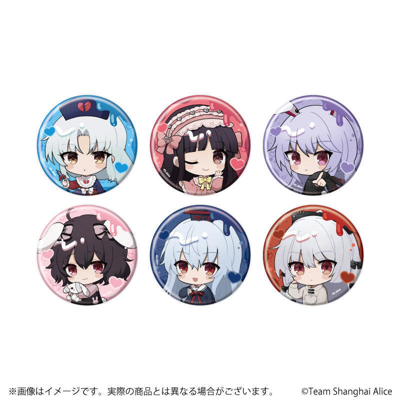 缶バッジ「東方Project」06/病みかわいいver. ブラインド(全6種)(ミニキャライラスト) - AniSmile