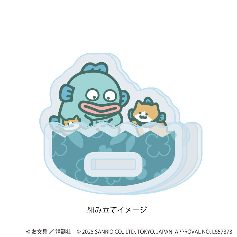 ゆらゆらアクリルスタンド「お文具といっしょ×サンリオキャラクターズ」05/子猫さん×ハンギョドン(コラボイラスト) 画像 2 | AniSmile