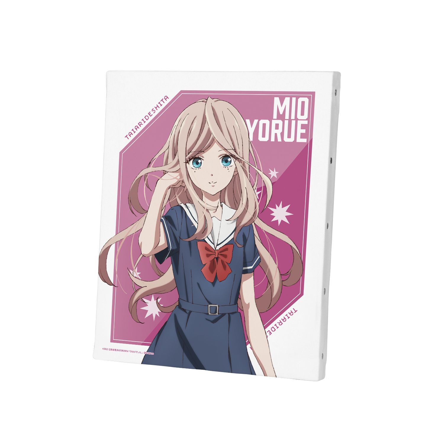 対ありでした。～お嬢さまは格闘ゲームなんてしない～ 夜絵美緒 F3号キャンバスボード - AniSmile