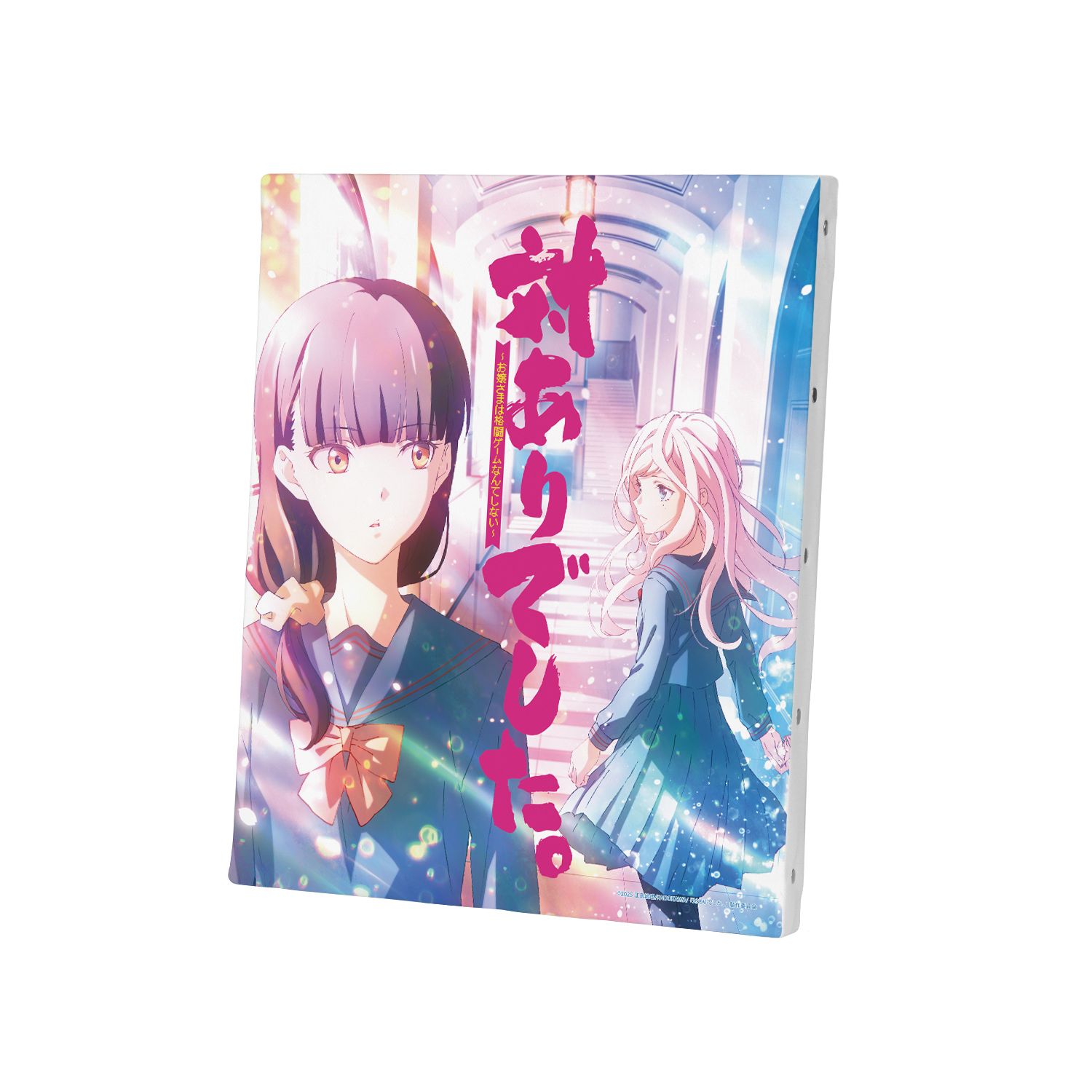 対ありでした。～お嬢さまは格闘ゲームなんてしない～ ティザービジュアル F3号キャンバスボード - AniSmile