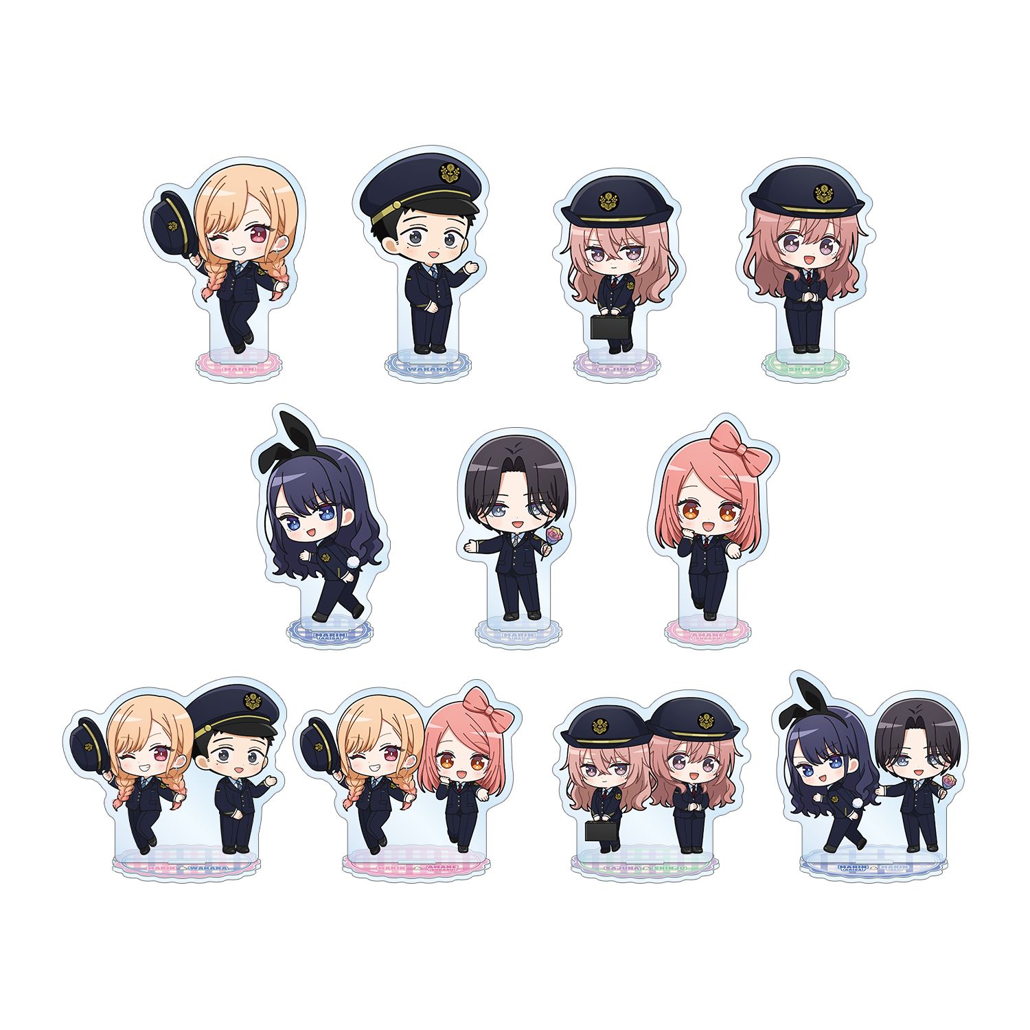 TVアニメ「その着せ替え人形は恋をする」Season 2 トレーディング ちびキャラ 駅員ver. アクリルスタンド(単位/単品) 画像 2 | AniSmile