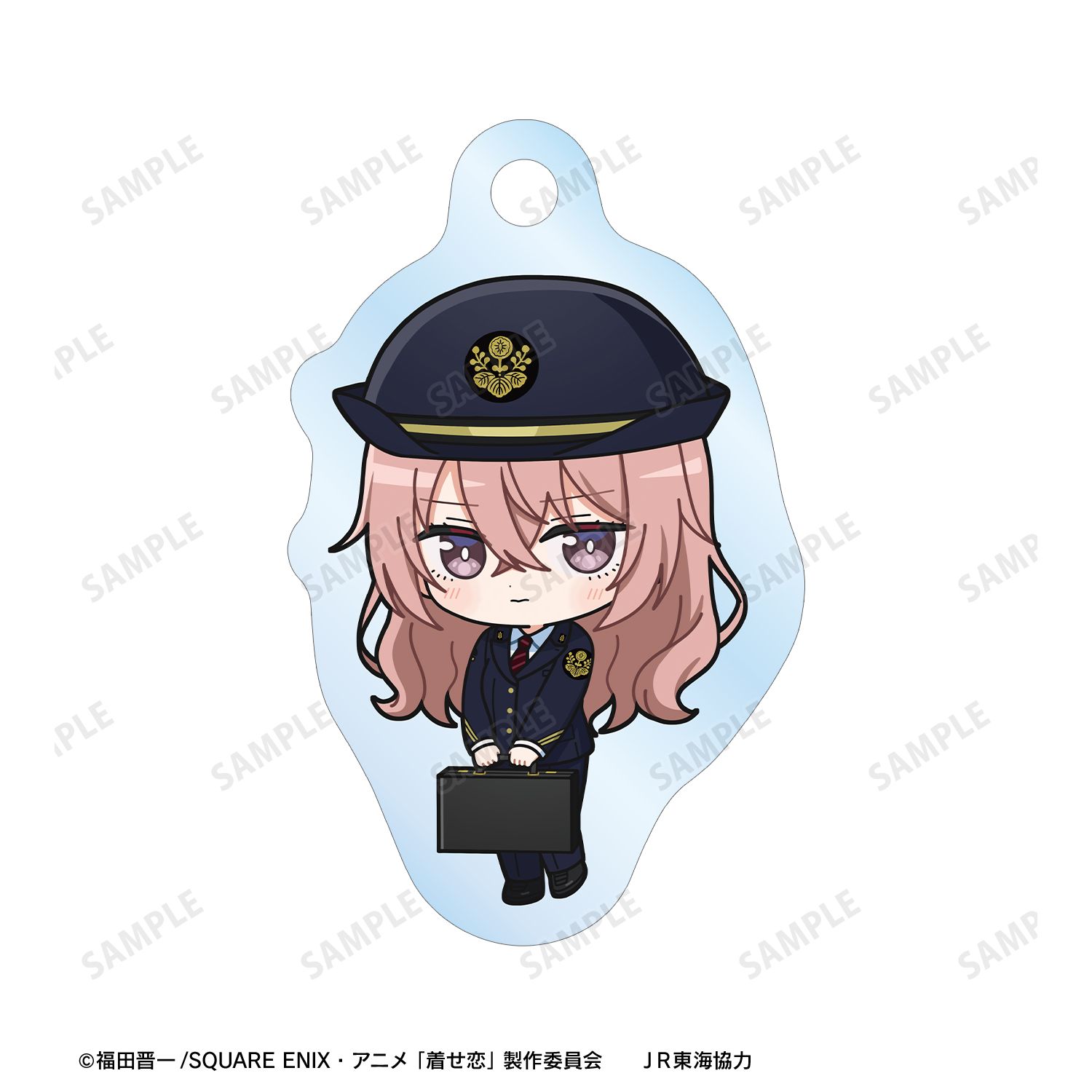 TVアニメ「その着せ替え人形は恋をする」Season 2 乾 紗寿叶 ちびキャラ 駅員ver. 2連ワイヤーアクリルキーホルダー 图片 3 | AniSmile