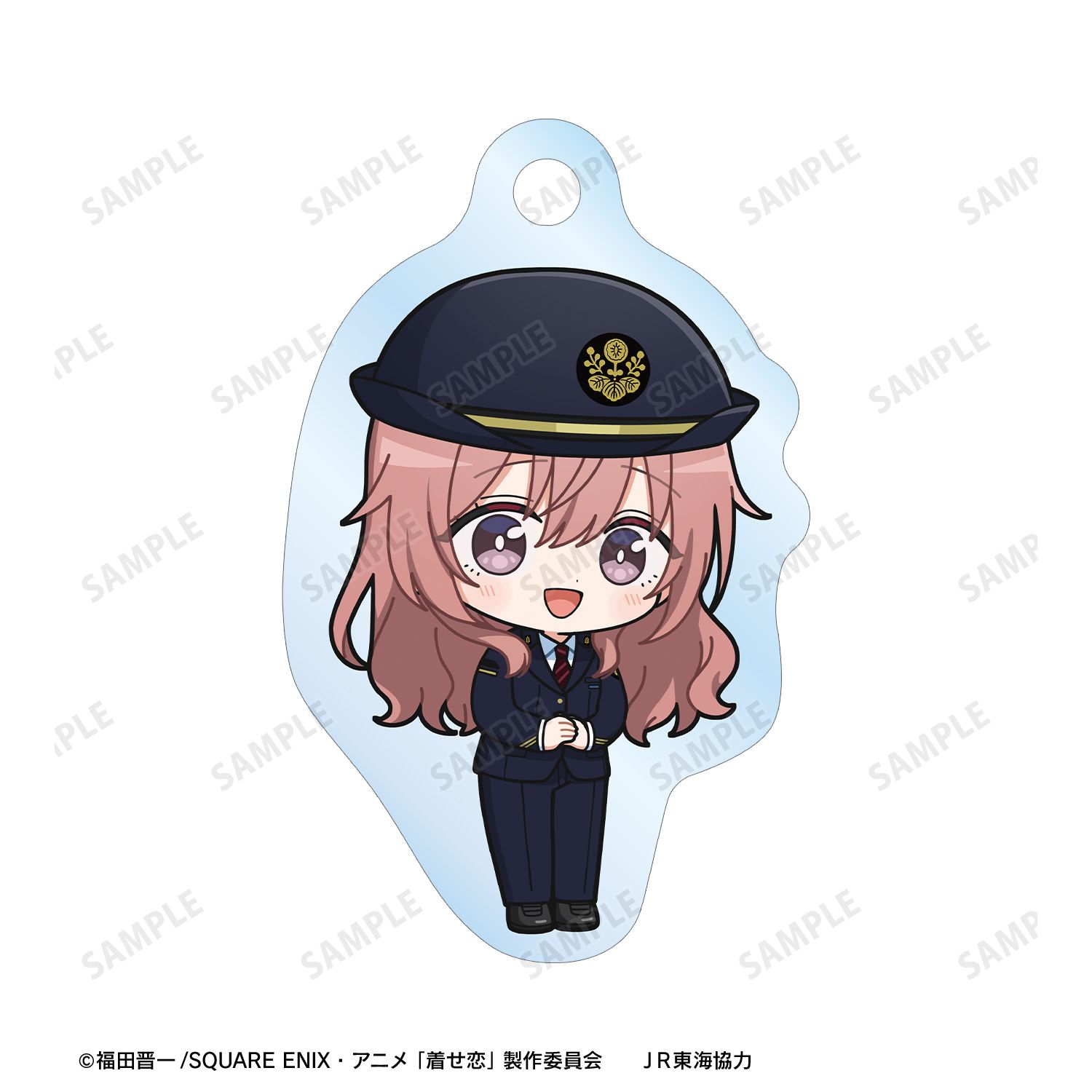 TVアニメ「その着せ替え人形は恋をする」Season 2 乾 心寿 ちびキャラ 駅員ver. 2連ワイヤーアクリルキーホルダー Image 3 | AniSmile