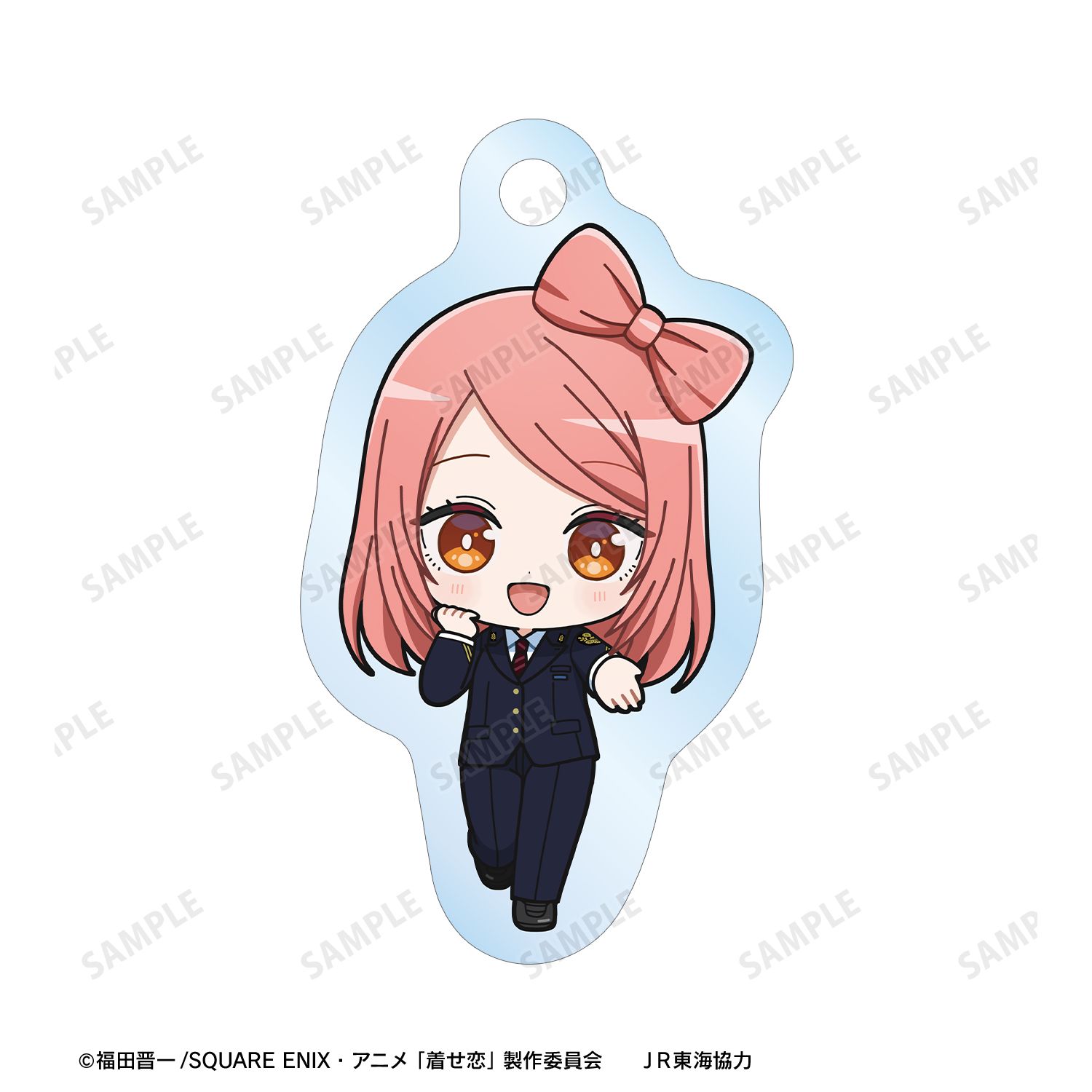 TVアニメ「その着せ替え人形は恋をする」Season 2 あまね(昴) ちびキャラ 駅員ver. 2連ワイヤーアクリルキーホルダー 画像 3 | AniSmile