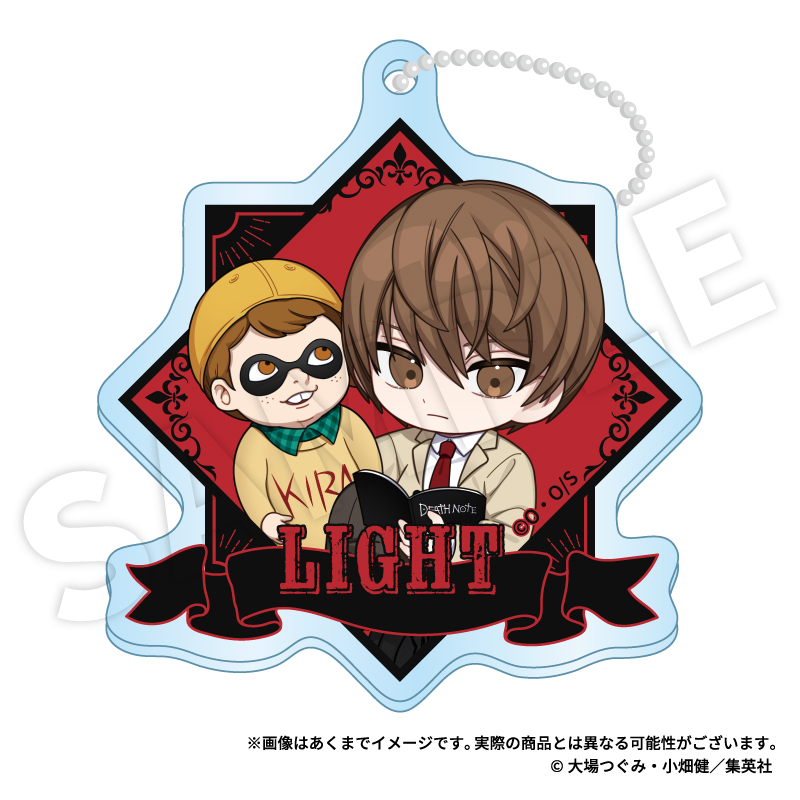 DEATH NOTE トレーディングアクリルキーホルダー 指人形ver. PCS 画像 2 | AniSmile