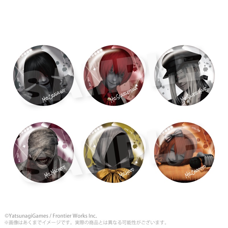 文字化化 トレーディング缶バッジ アイドルver. PCS - AniSmile