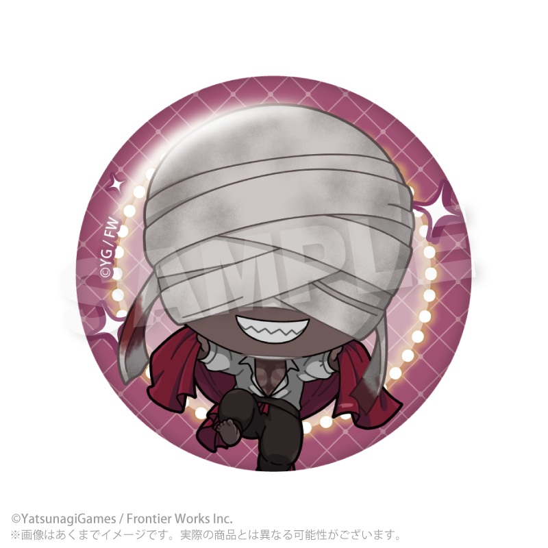 文字化化 トレーディングミニキャラ缶バッジ アイドルver. PCS 画像 4 | AniSmile