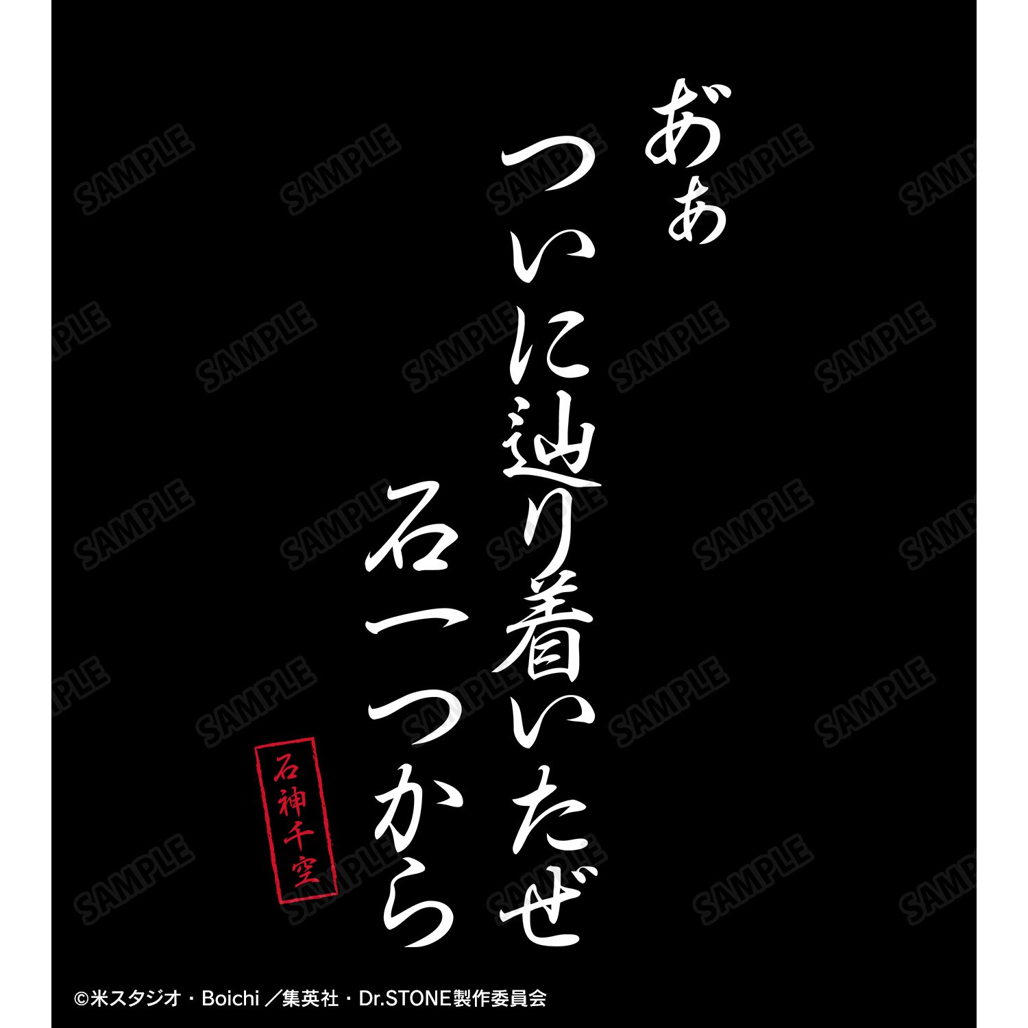 TVアニメ「Dr.STONE」 あ゛ぁついに辿り着いたぜ 石一つから Tシャツユニセックス(サイズ/XXL) 画像 3 | AniSmile