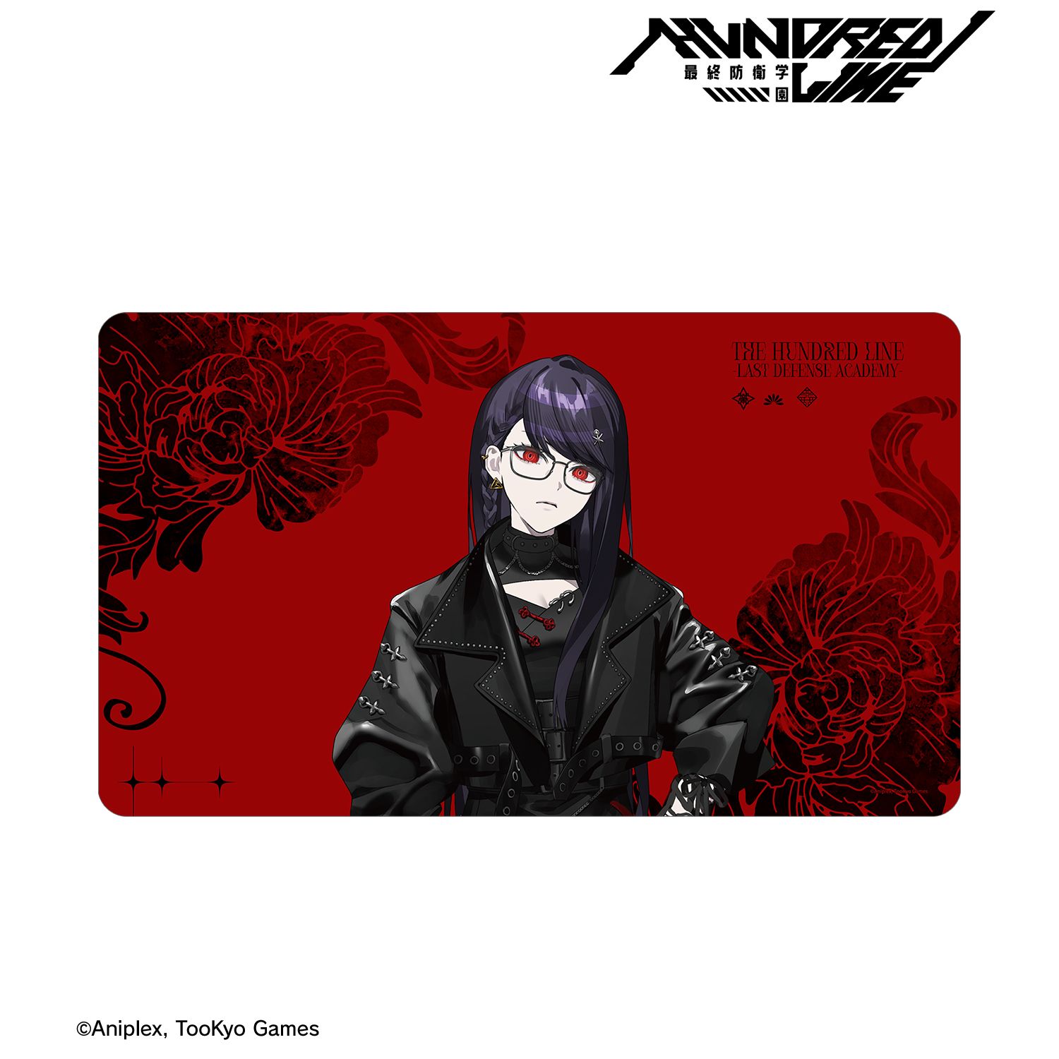 HUNDRED LINE -最終防衛学園- REOさんイラスト 雫原比留子 チャイナパンクver. マルチデスクマット POP UP SHOP in マルイ 画像 2 | AniSmile