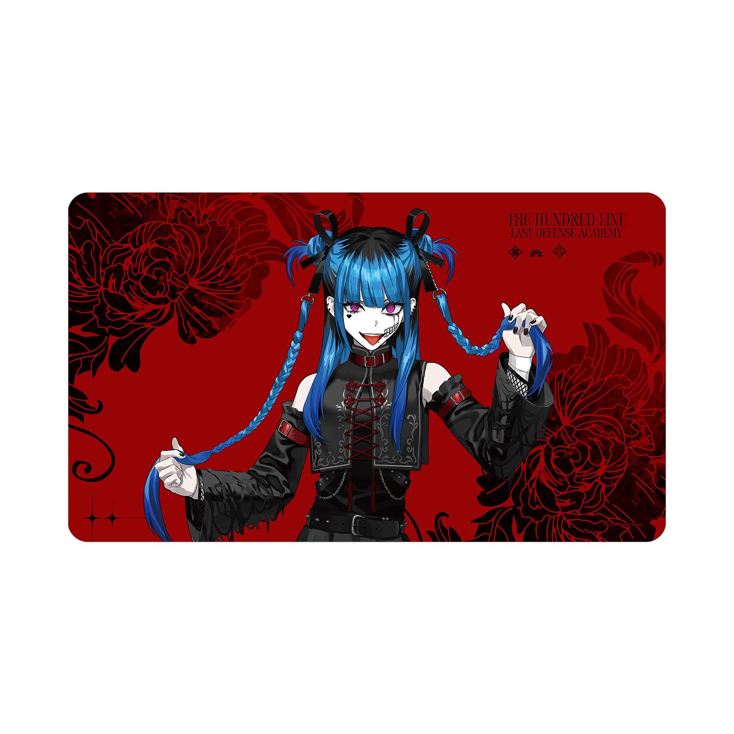 HUNDRED LINE -最終防衛学園- REOさんイラスト 飴宮怠美 チャイナパンクver. マルチデスクマット POP UP SHOP in マルイ - AniSmile