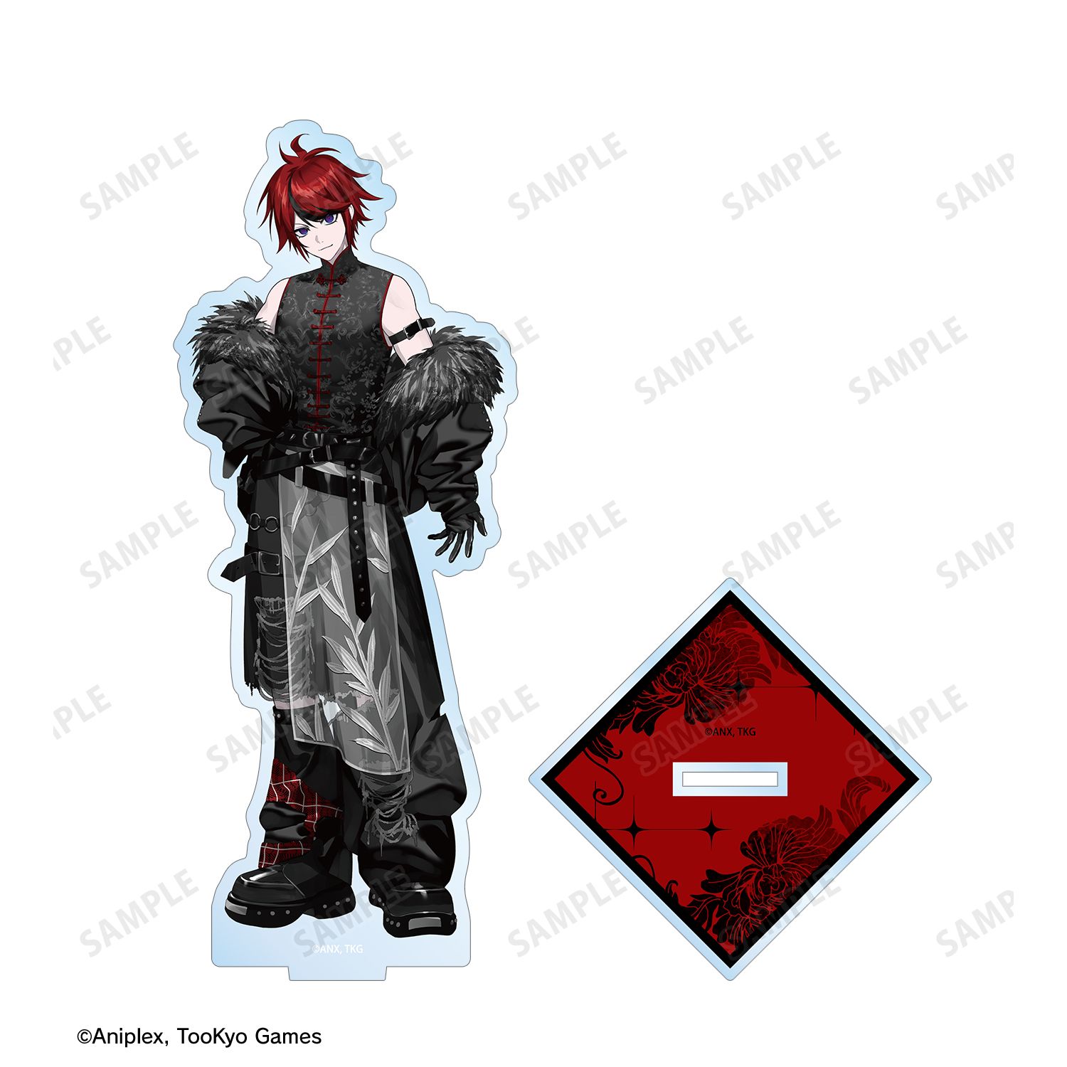 HUNDRED LINE -最終防衛学園- REOさんイラスト 澄野拓海 チャイナパンクver. BIGアクリルスタンド POP UP SHOP in マルイ 画像 3 | AniSmile