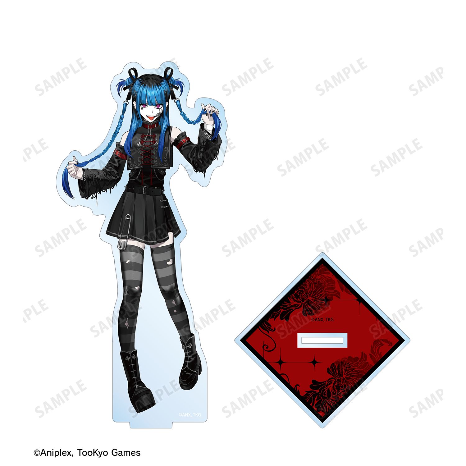 HUNDRED LINE -最終防衛学園- REOさんイラスト 飴宮怠美 チャイナパンクver. BIGアクリルスタンド POP UP SHOP in マルイ 画像 3 | AniSmile