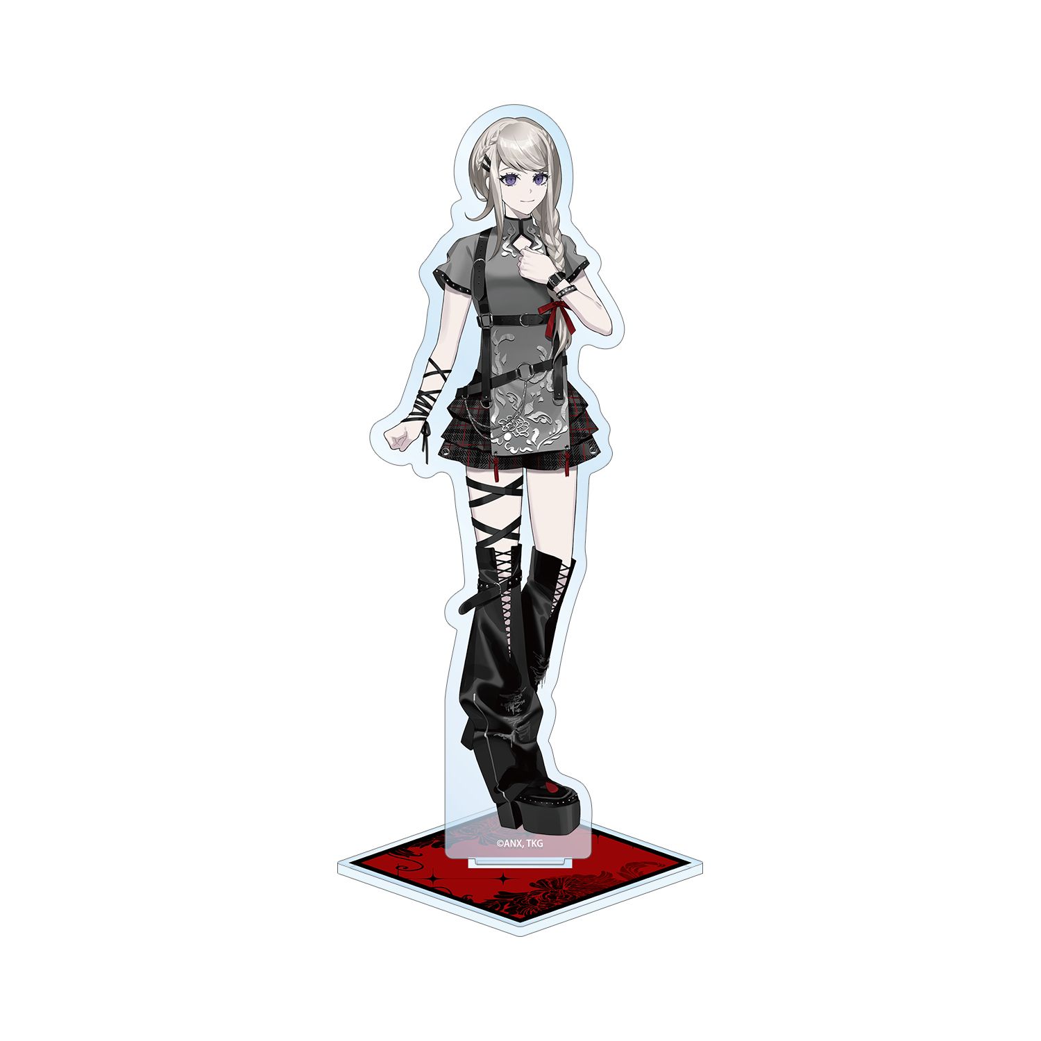 HUNDRED LINE -最終防衛学園- REOさんイラスト 霧藤希 チャイナパンクver. BIGアクリルスタンド POP UP SHOP in マルイ - AniSmile