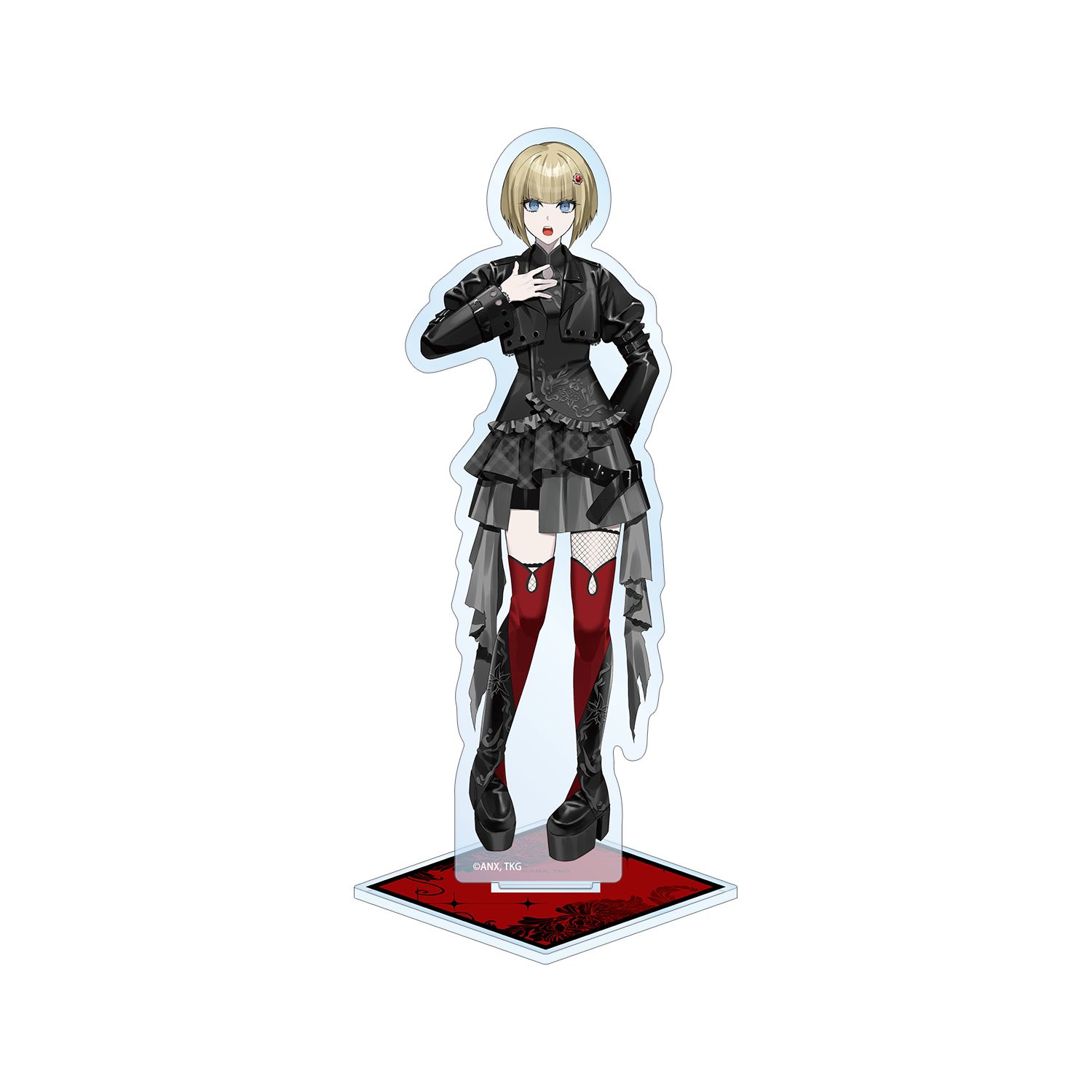 HUNDRED LINE -最終防衛学園- REOさんイラスト 大鈴木くらら チャイナパンクver. BIGアクリルスタンド POP UP SHOP in マルイ - AniSmile