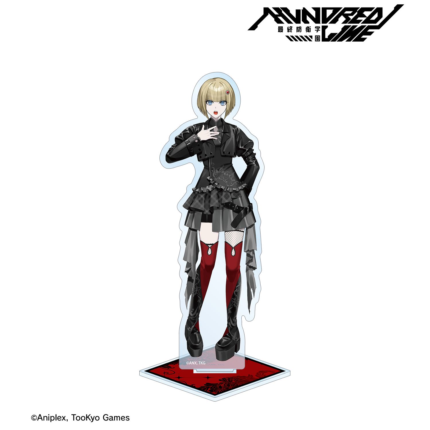 HUNDRED LINE -最終防衛学園- REOさんイラスト 大鈴木くらら チャイナパンクver. BIGアクリルスタンド POP UP SHOP in マルイ 画像 2 | AniSmile