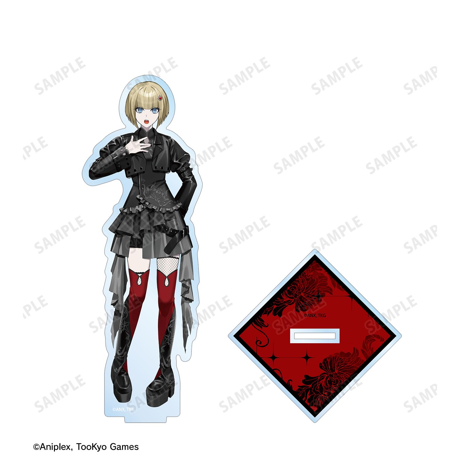 HUNDRED LINE -最終防衛学園- REOさんイラスト 大鈴木くらら チャイナパンクver. BIGアクリルスタンド POP UP SHOP in マルイ 画像 3 | AniSmile