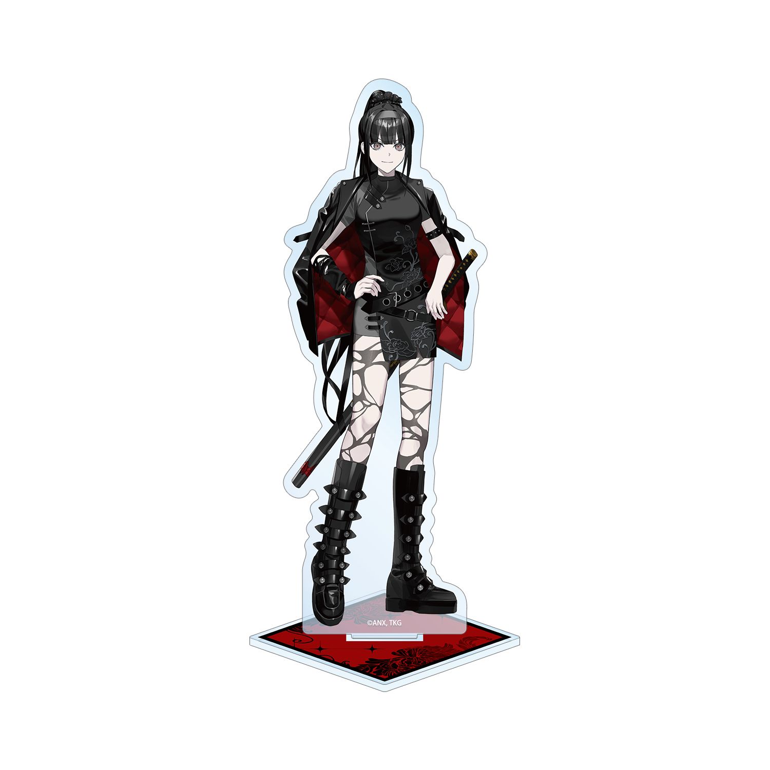 HUNDRED LINE -最終防衛学園- REOさんイラスト 凶鳥狂死香 チャイナパンクver. BIGアクリルスタンド POP UP SHOP in マルイ - AniSmile