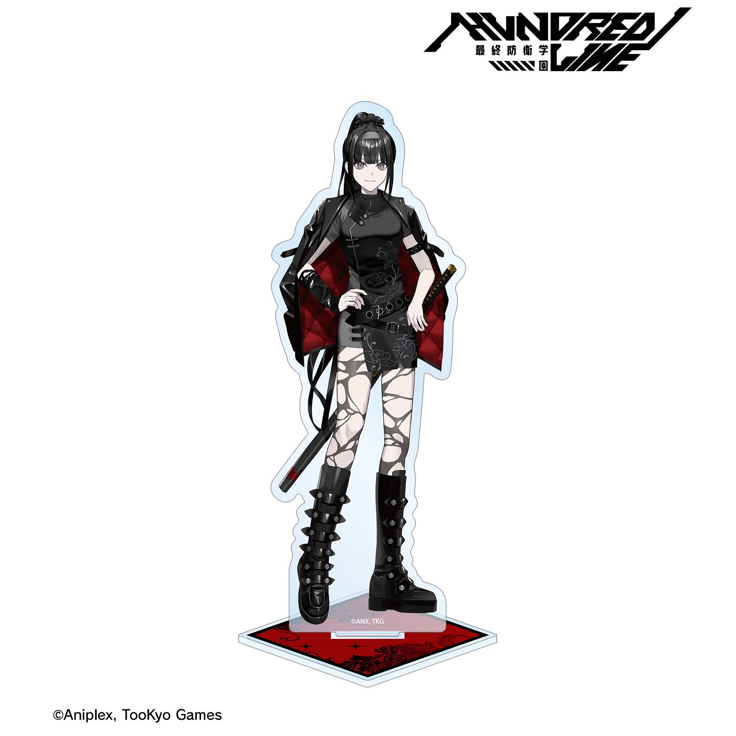 HUNDRED LINE -最終防衛学園- REOさんイラスト 凶鳥狂死香 チャイナパンクver. BIGアクリルスタンド POP UP SHOP in マルイ 画像 2 | AniSmile