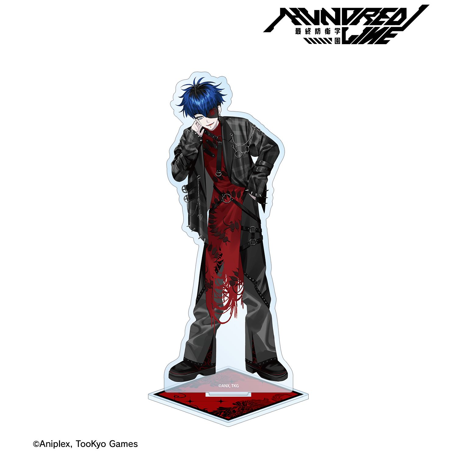 HUNDRED LINE -最終防衛学園- REOさんイラスト 面影歪 チャイナパンクver. BIGアクリルスタンド POP UP SHOP in マルイ - AniSmile