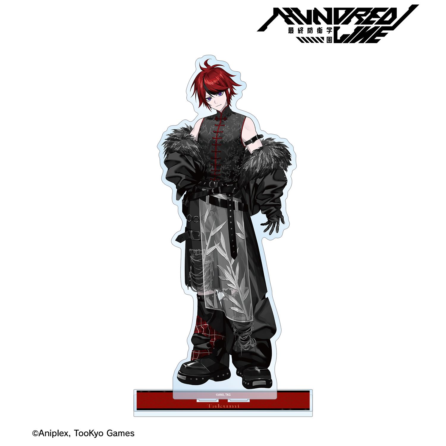 HUNDRED LINE -最終防衛学園- REOさんイラスト 澄野拓海 チャイナパンクver. 特大アクリルスタンド POP UP SHOP in マルイ 画像 2 | AniSmile