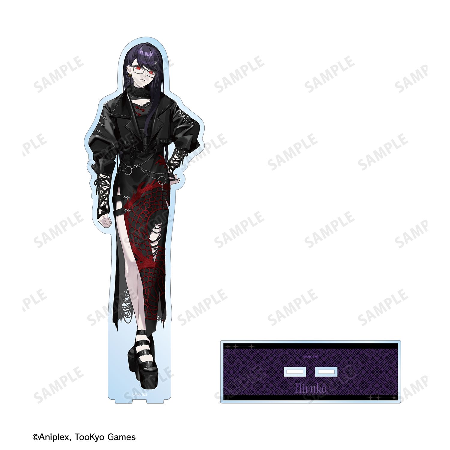 HUNDRED LINE -最終防衛学園- REOさんイラスト 雫原比留子 チャイナパンクver. 特大アクリルスタンド POP UP SHOP in マルイ 画像 5 | AniSmile