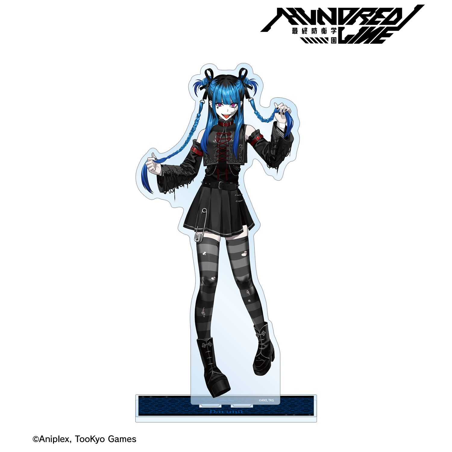 HUNDRED LINE -最終防衛学園- REOさんイラスト 飴宮怠美 チャイナパンクver. 特大アクリルスタンド POP UP SHOP in マルイ 画像 2 | AniSmile
