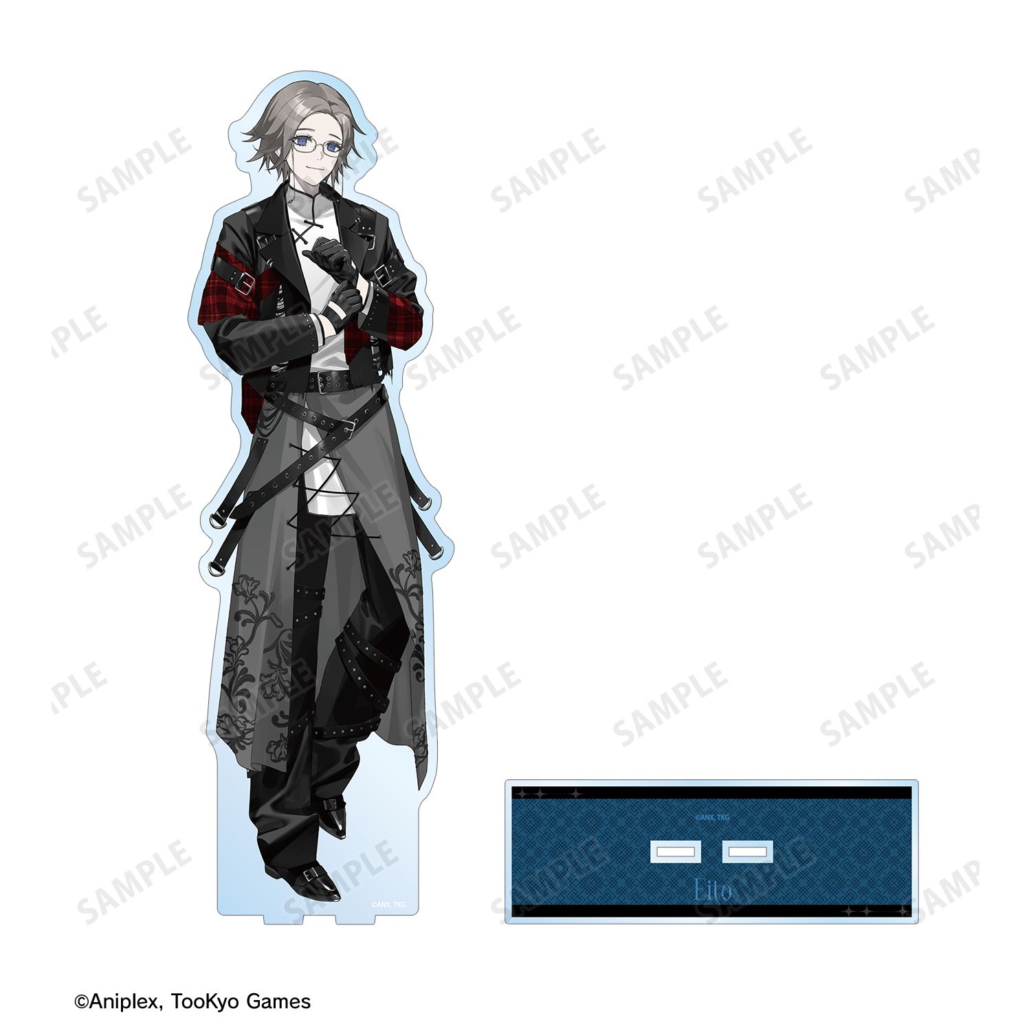 HUNDRED LINE -最終防衛学園- REOさんイラスト 蒼月衛人 チャイナパンクver. 特大アクリルスタンド POP UP SHOP in マルイ 画像 3 | AniSmile