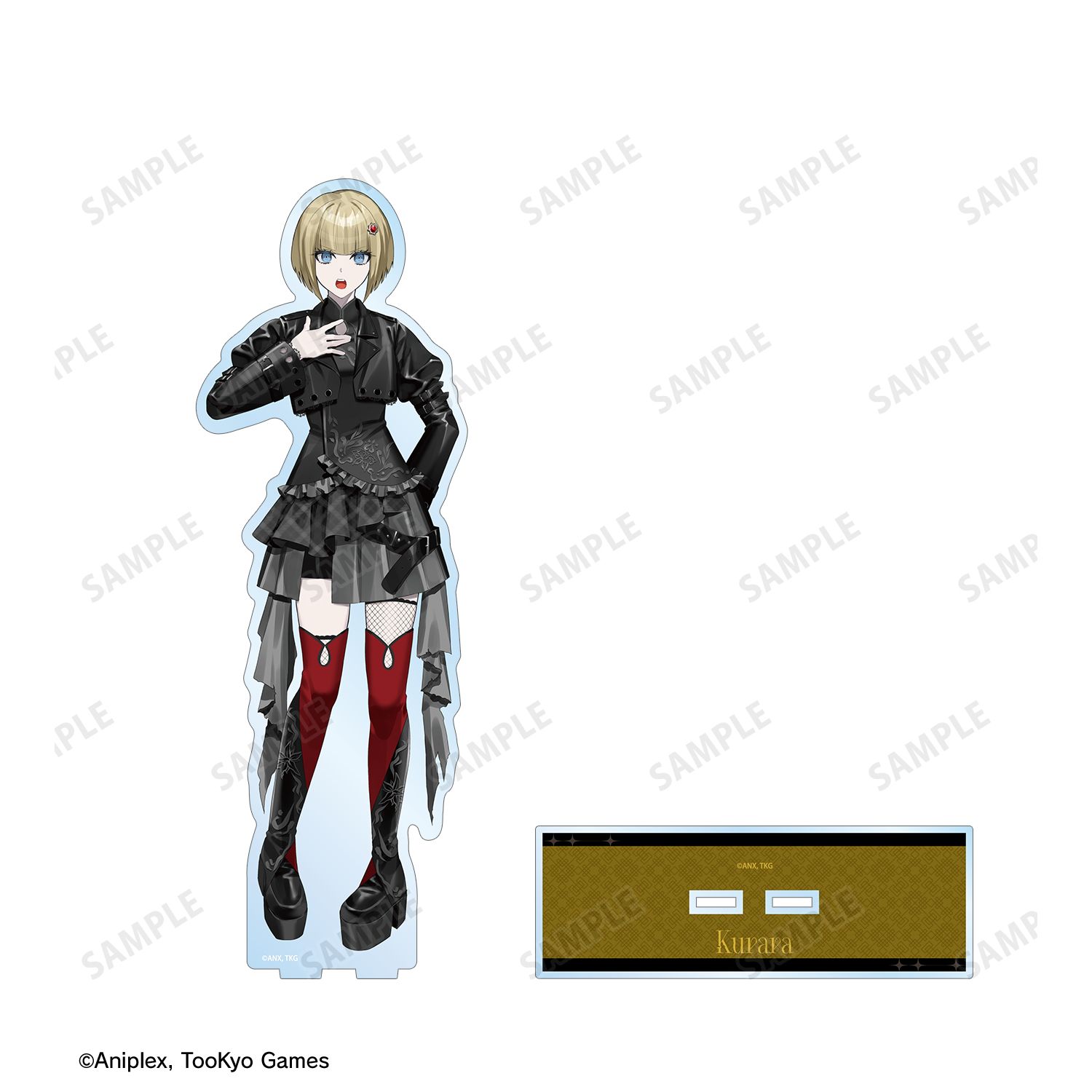 HUNDRED LINE -最終防衛学園- REOさんイラスト 大鈴木くらら チャイナパンクver. 特大アクリルスタンド POP UP SHOP in マルイ 画像 3 | AniSmile