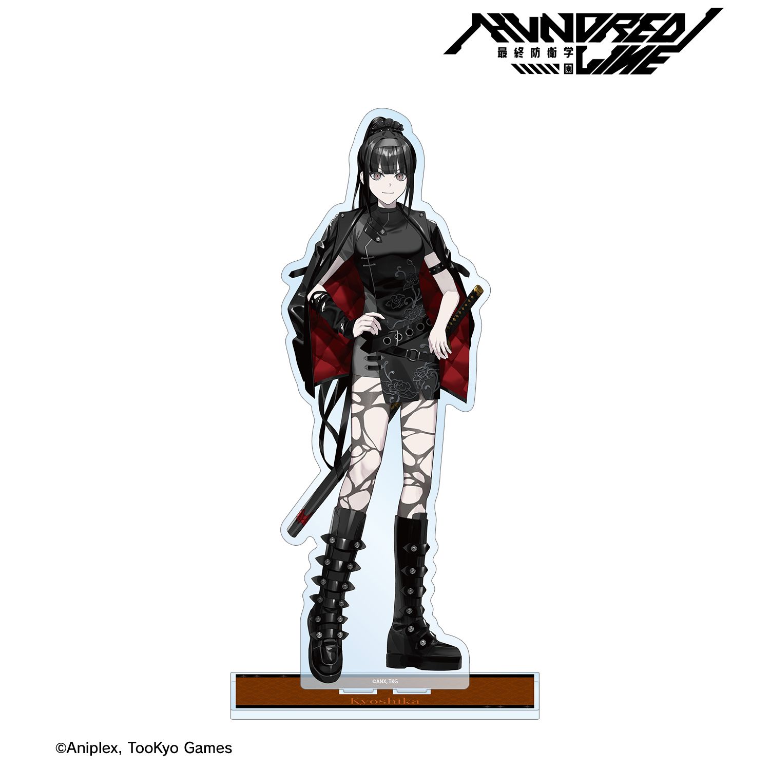 HUNDRED LINE -最終防衛学園- REOさんイラスト 凶鳥狂死香 チャイナパンクver. 特大アクリルスタンド POP UP SHOP in マルイ 画像 2 | AniSmile