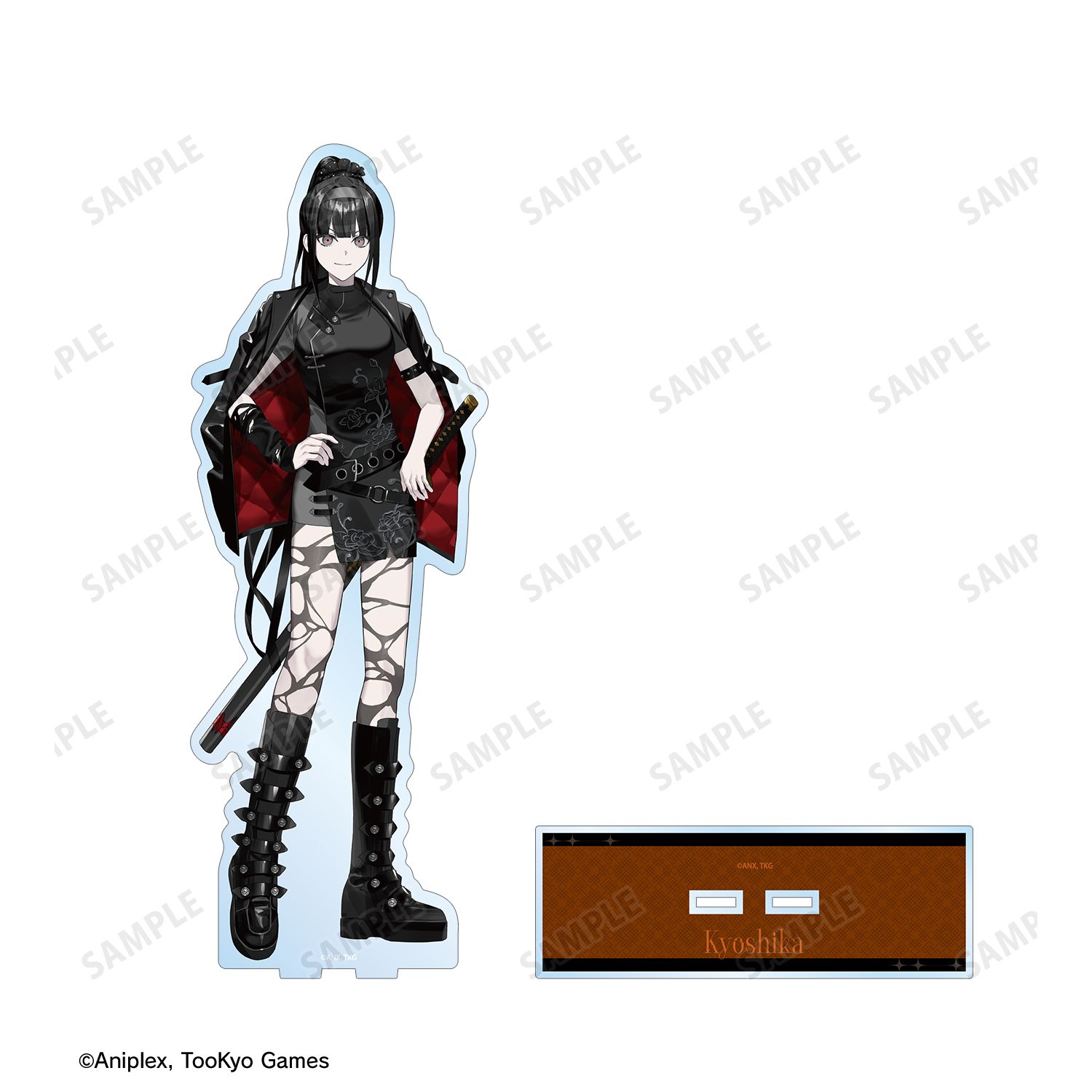 HUNDRED LINE -最終防衛学園- REOさんイラスト 凶鳥狂死香 チャイナパンクver. 特大アクリルスタンド POP UP SHOP in マルイ 画像 3 | AniSmile