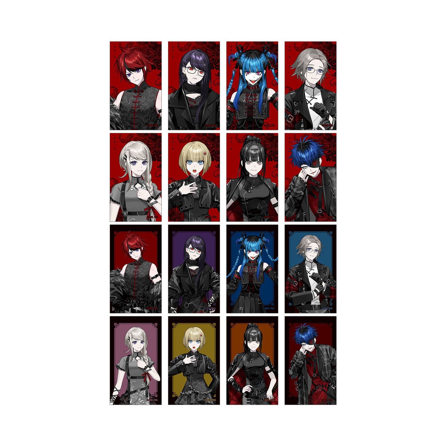 HUNDRED LINE -最終防衛学園- REOさんイラスト チャイナパンクver. トレーディングイラストカード POP UP SHOP in マルイ(単位/単品) - AniSmile