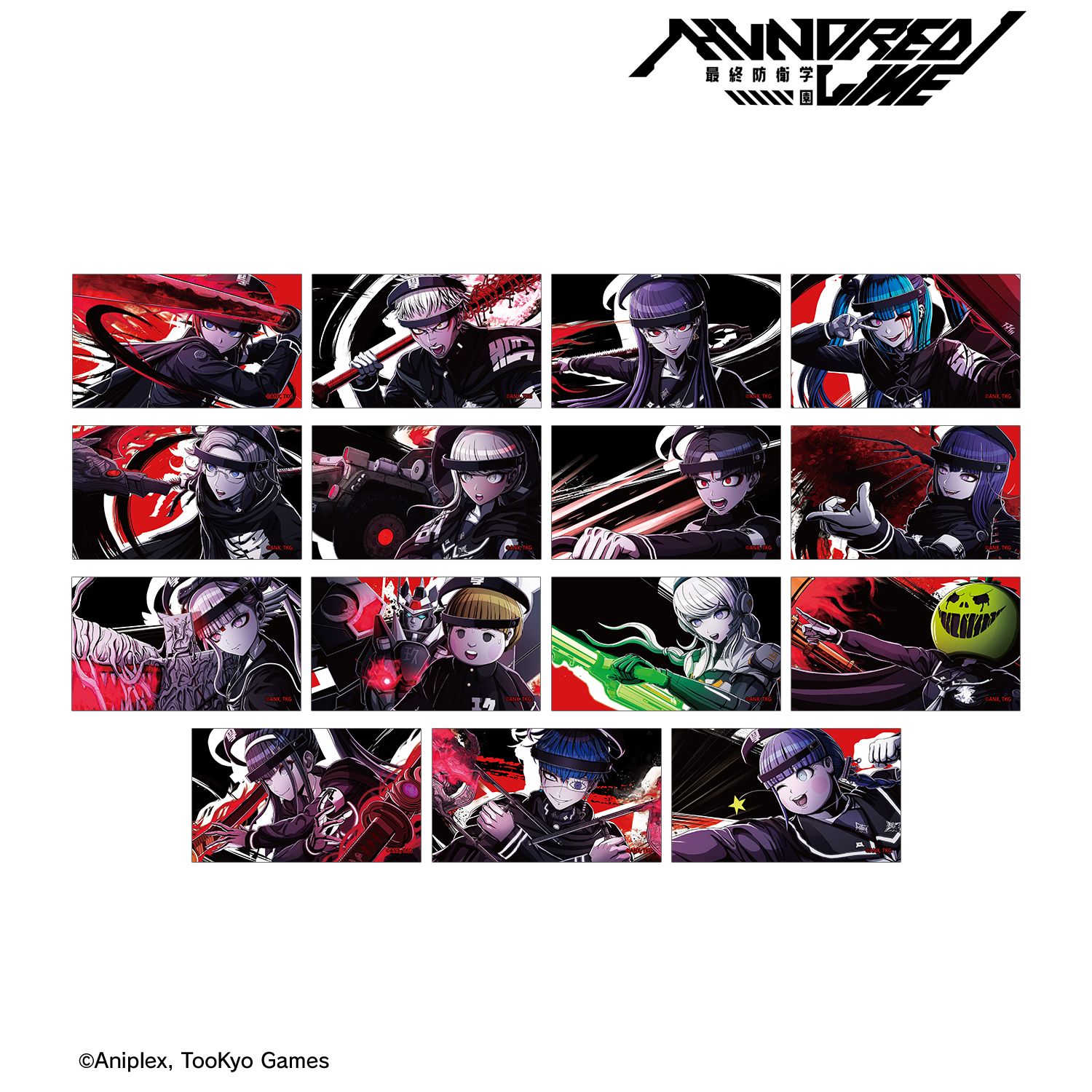 HUNDRED LINE -最終防衛学園- トレーディング カットインver. イラストカード POP UP SHOP in マルイ(単位/単品) 画像 2 | AniSmile