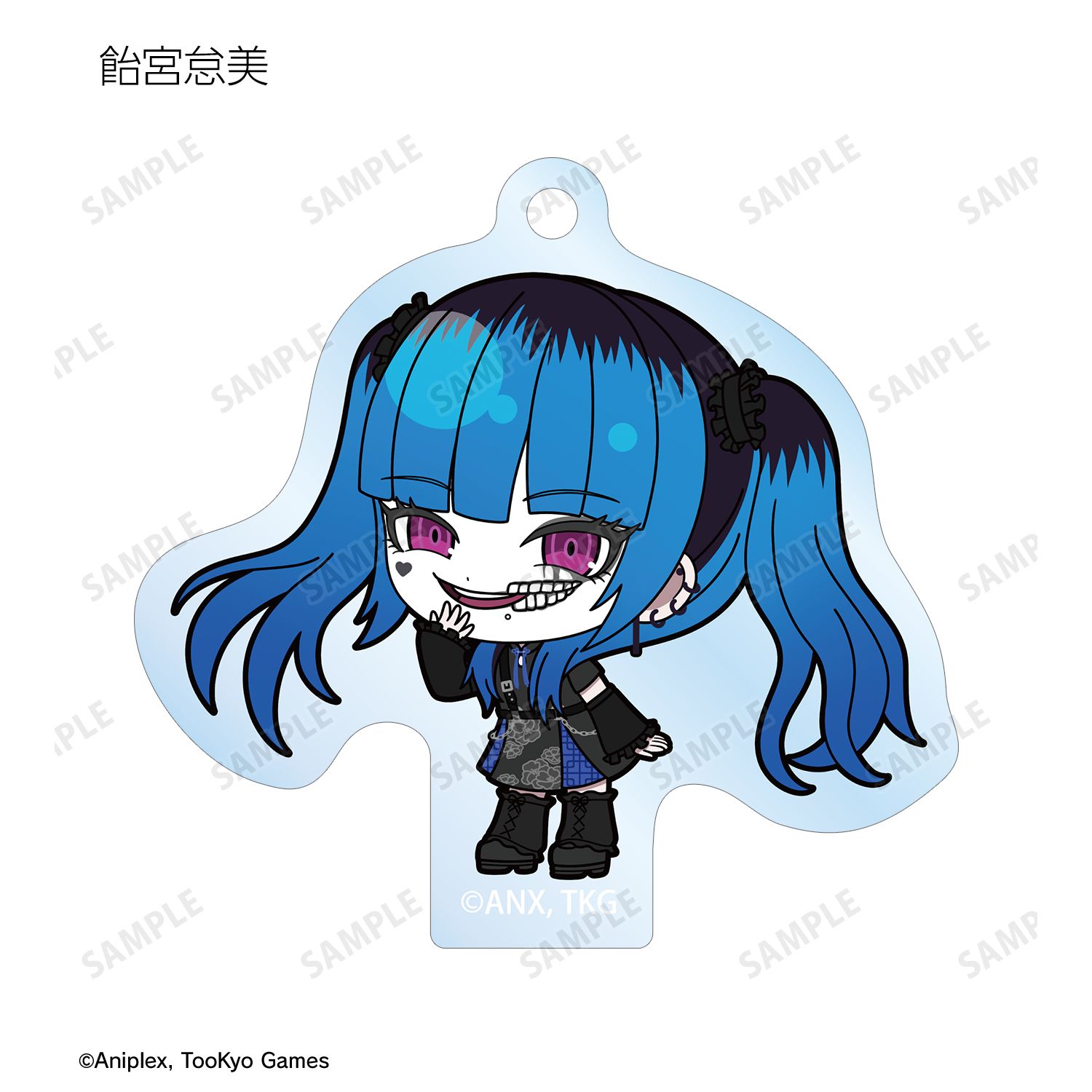 HUNDRED LINE -最終防衛学園- チャイナパンクver. トレーディング ちびキャラ アクリルキーホルダー POP UP SHOP in マルイ(単位/単品) 画像 6 | AniSmile