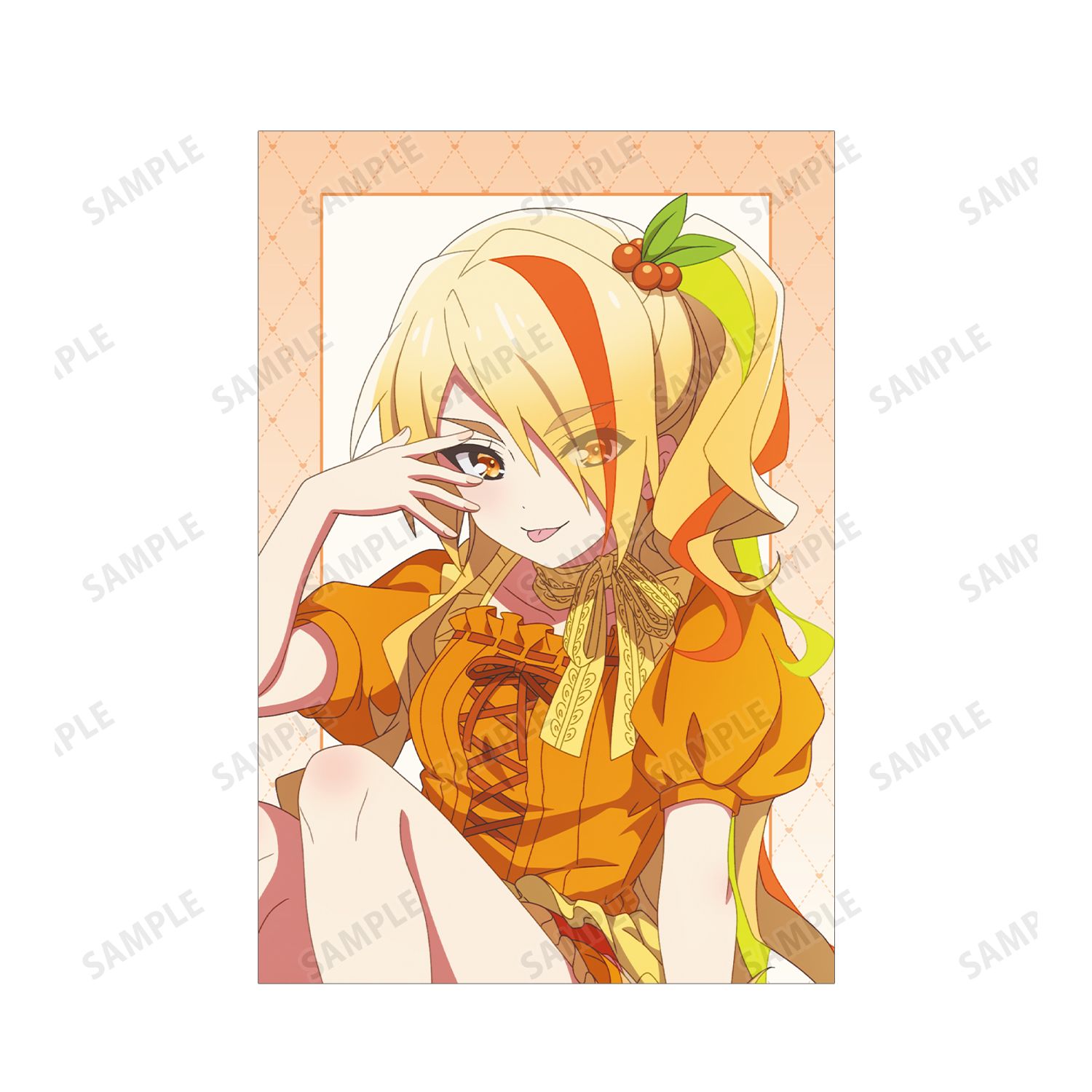 劇場版『ゾンビランドサガ ゆめぎんがパラダイス』 描き下ろし 二階堂 サキ お座りケーキver. ポストカード2枚セット 画像 2 | AniSmile