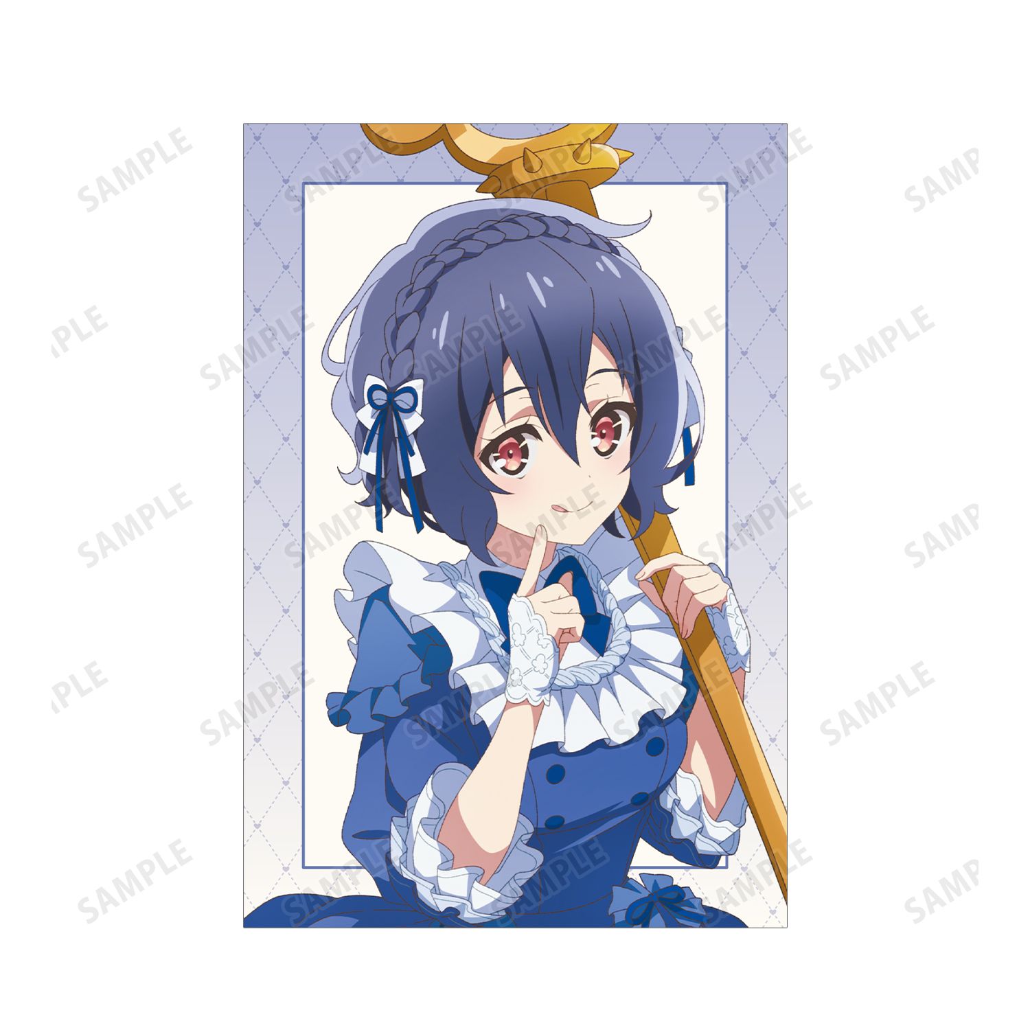 劇場版『ゾンビランドサガ ゆめぎんがパラダイス』 描き下ろし 水野 愛 お座りケーキver. ポストカード2枚セット 画像 3 | AniSmile