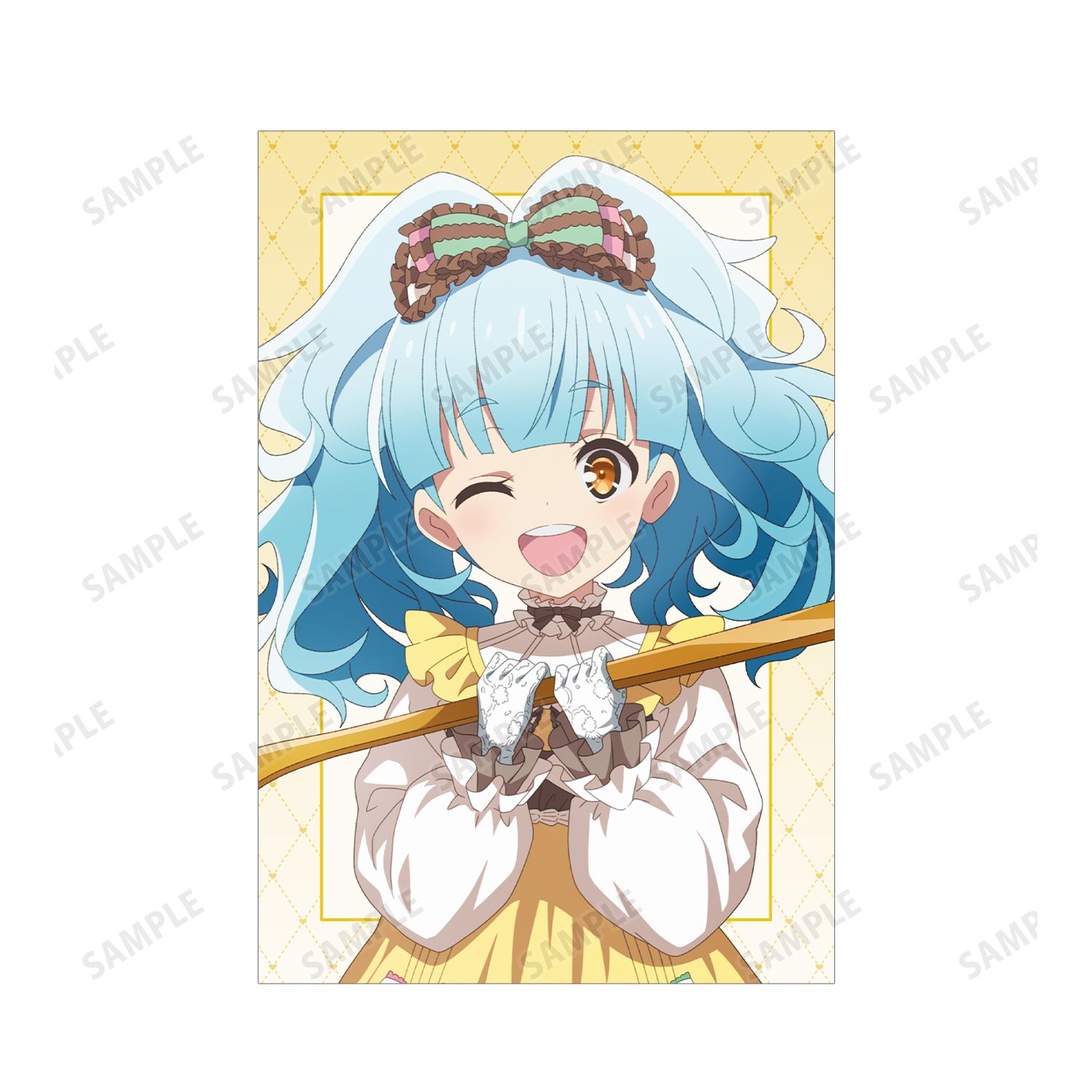 劇場版『ゾンビランドサガ ゆめぎんがパラダイス』 描き下ろし 星川 リリィ お座りケーキver. ポストカード2枚セット 画像 3 | AniSmile