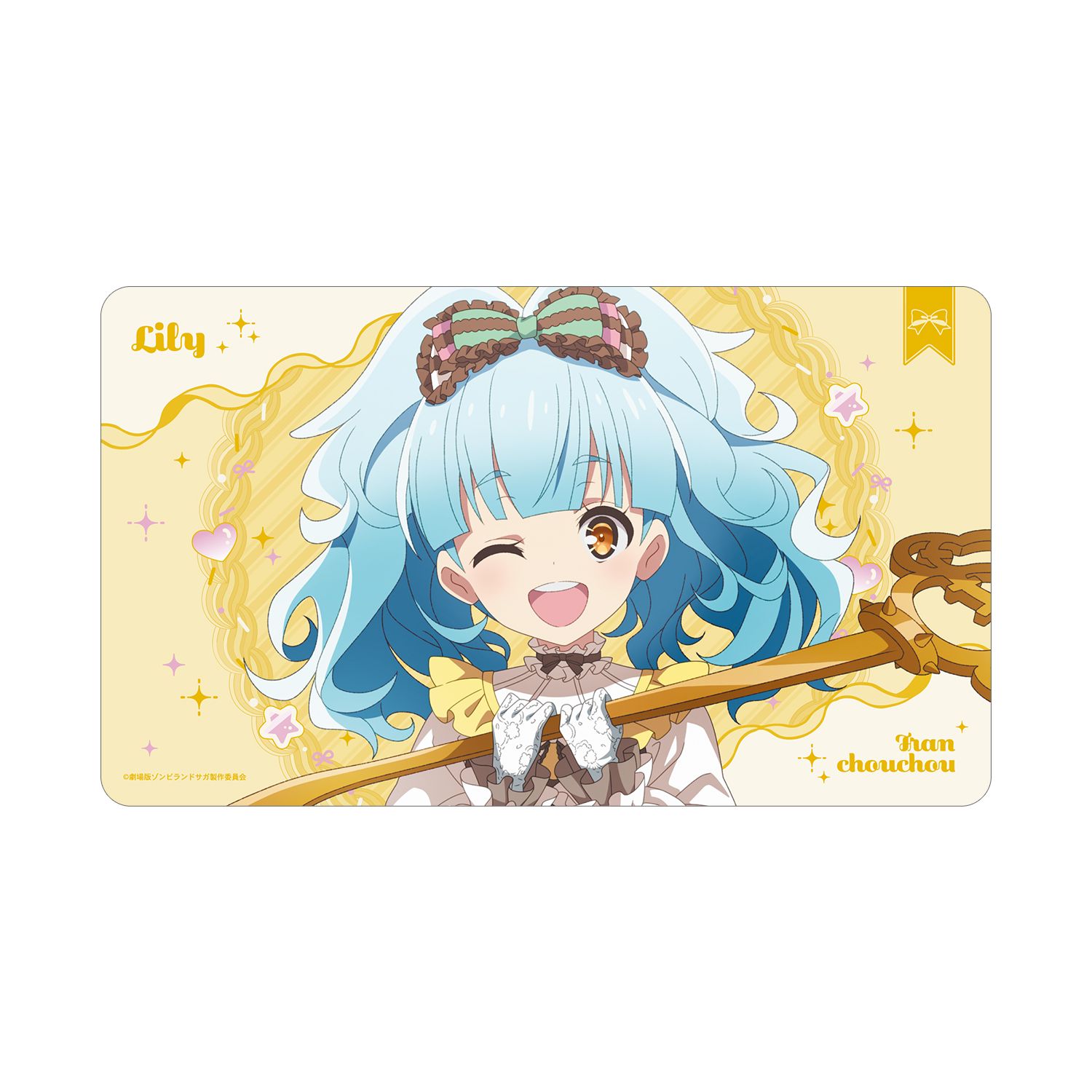 劇場版『ゾンビランドサガ ゆめぎんがパラダイス』 描き下ろし 星川 リリィ お座りケーキver. マルチデスクマット - AniSmile
